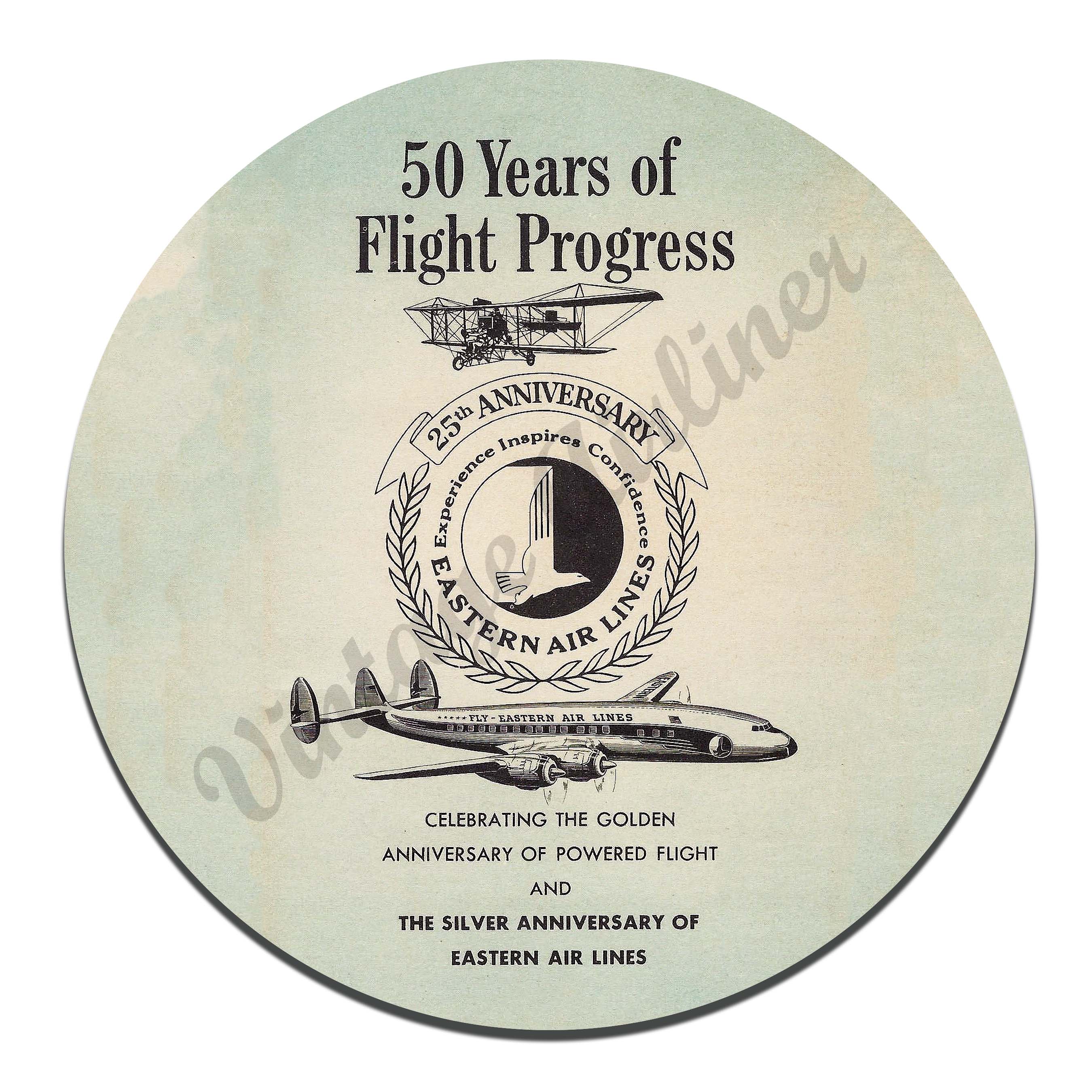 Eastern Air Lines 50 Years Vintage Mousepad