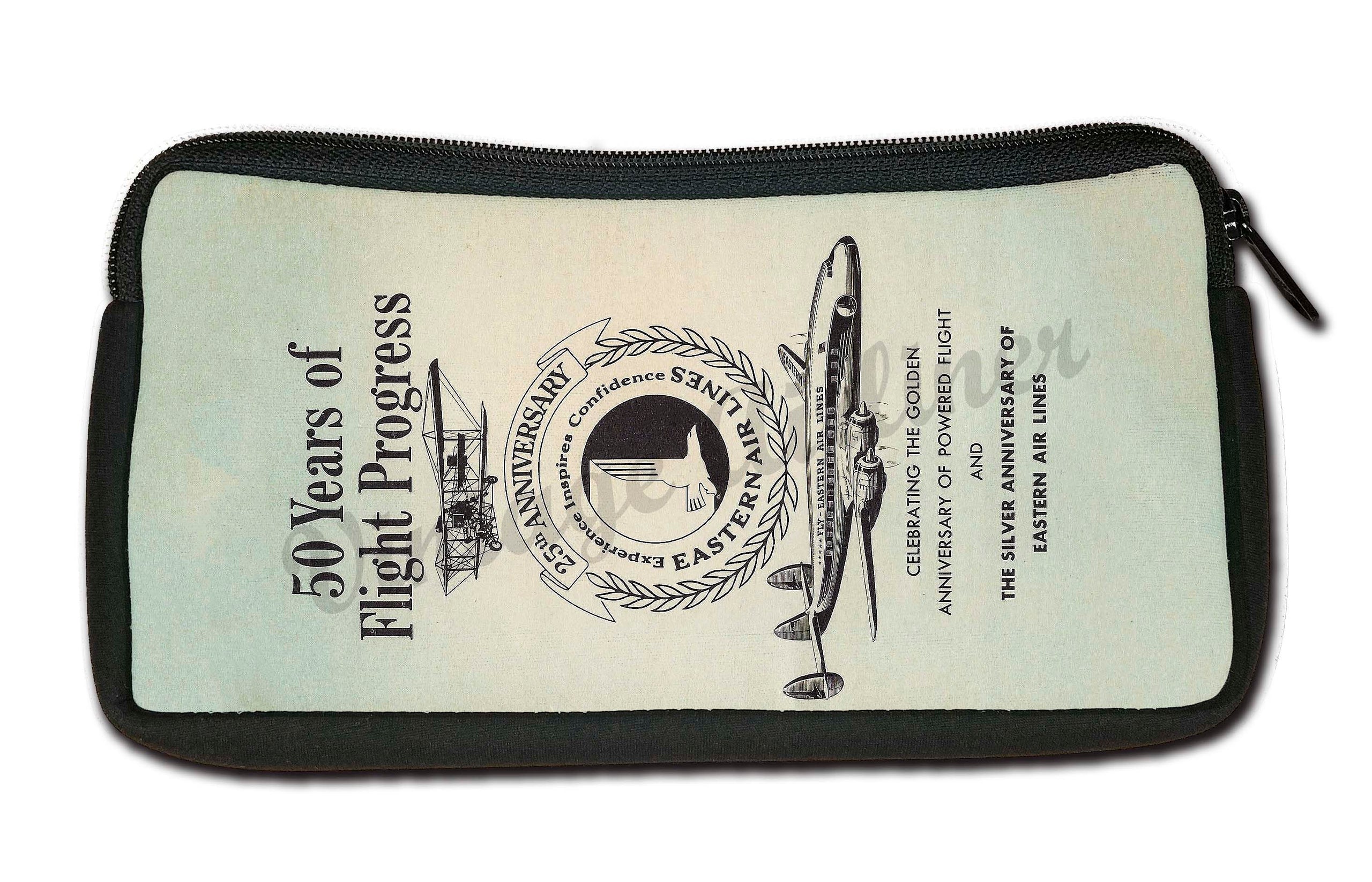 Eastern Air Lines 50 Years Vintage Travel Pouch