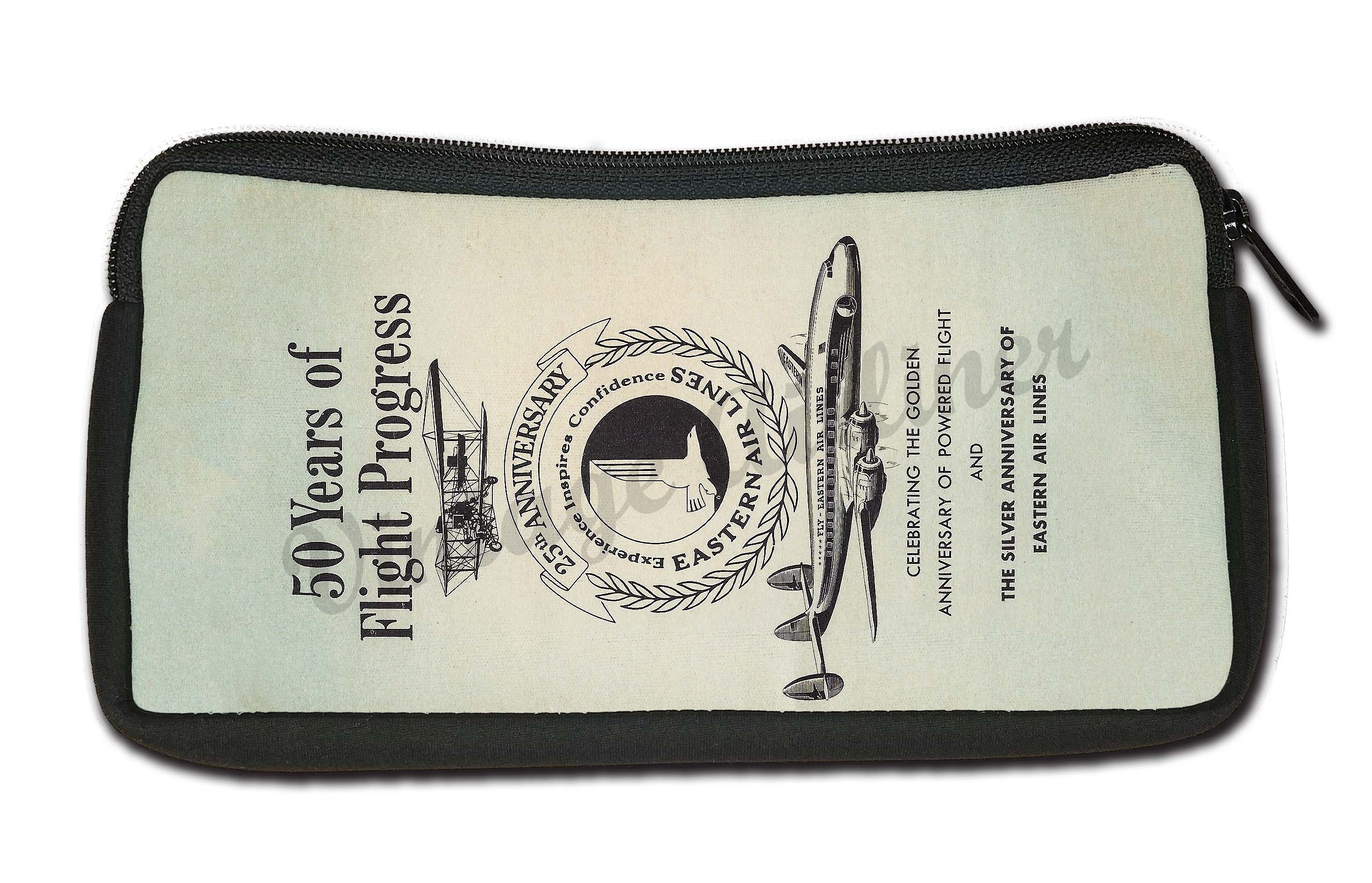 Eastern Air Lines 50 Years Vintage Travel Pouch