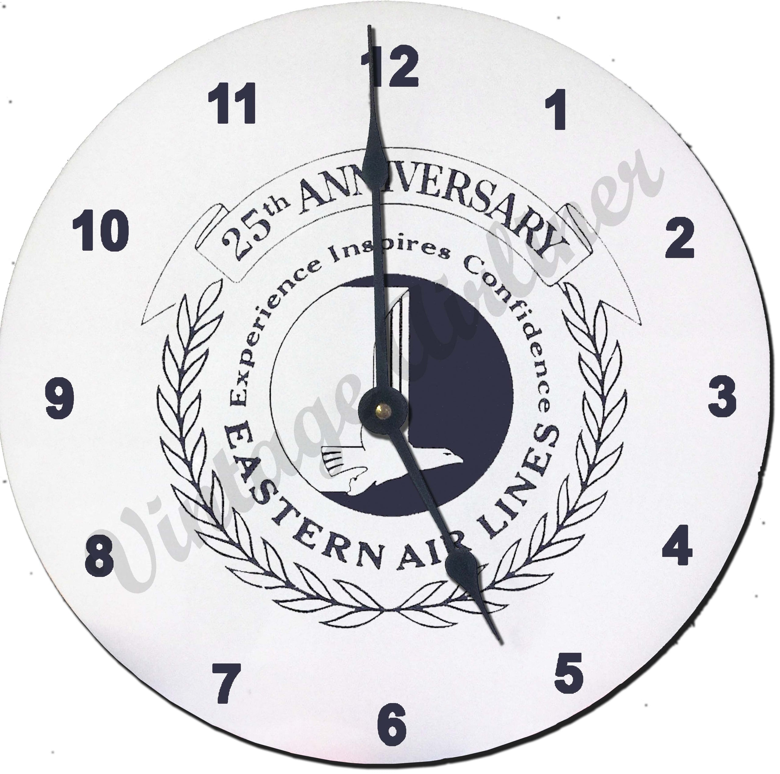 Eastern Air Lines 25th Anniversary Wall Clock