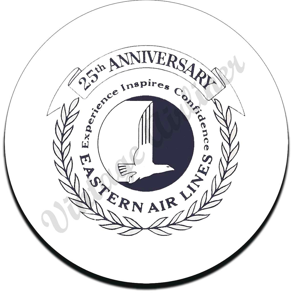 Eastern Air Lines 25th Anniversary Sandstone Coaster