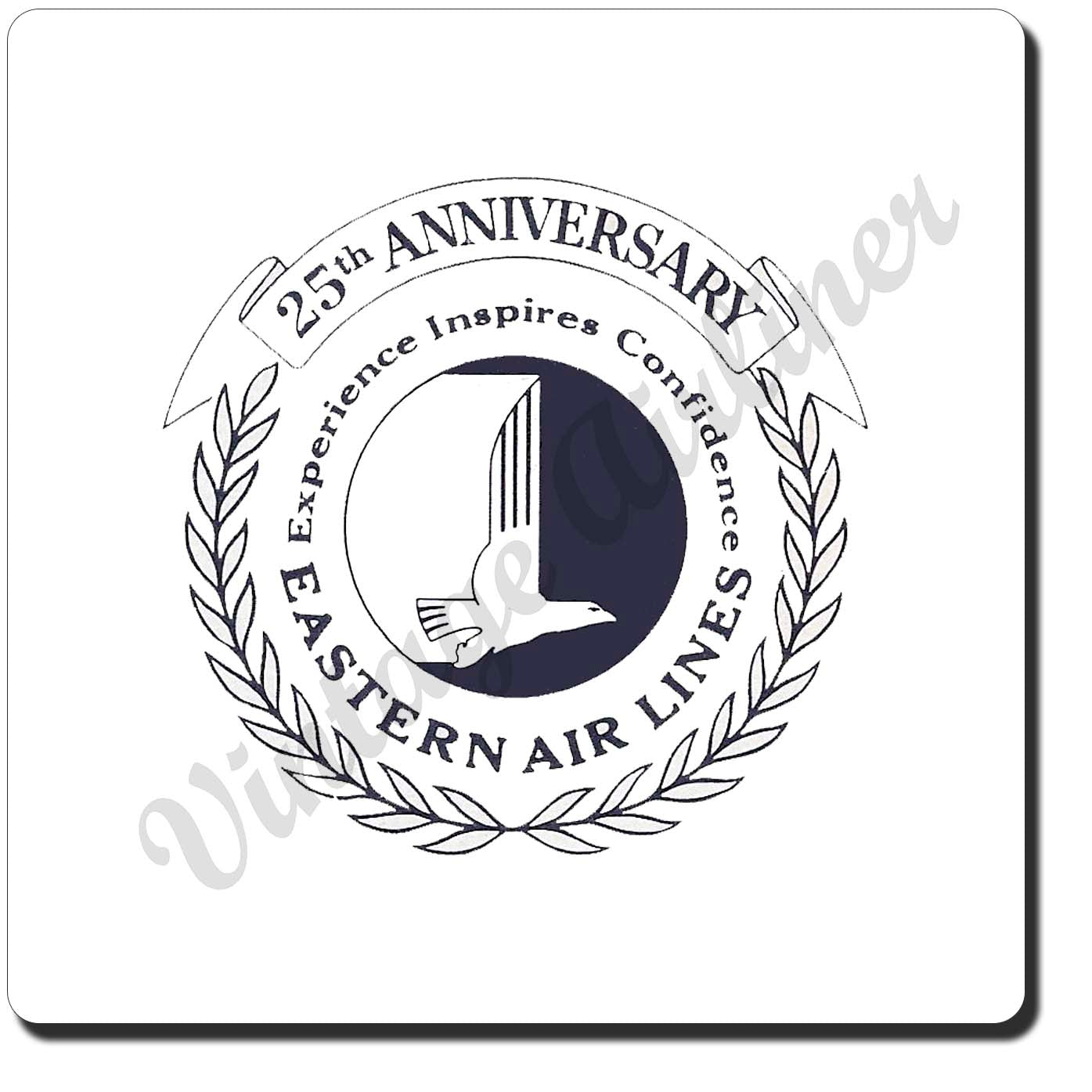 Eastern Air Lines 25th Anniversary Sandstone Coaster
