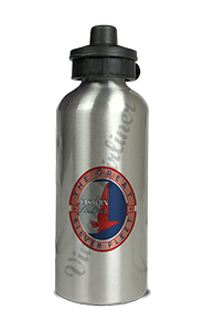 Eastern Air Lines 1940's Silver Fleet Bag Sticker Aluminum Water Bottle