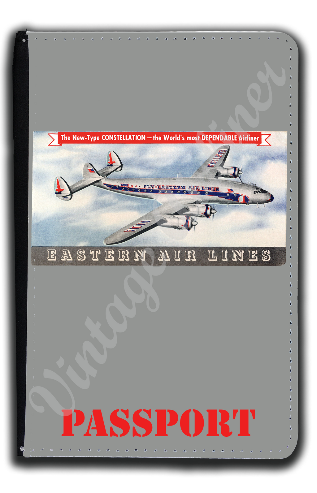 Eastern Air Lines Constellation Bag Sticker Passport Case