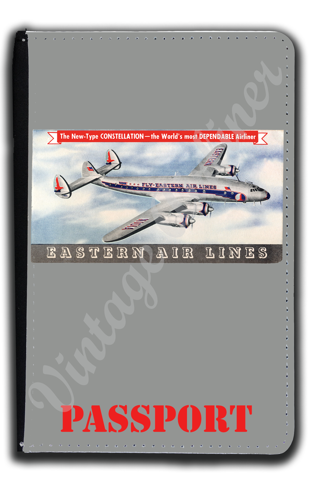 Eastern Air Lines Constellation Bag Sticker Passport Case