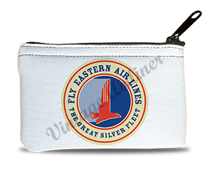 Eastern Air Lines 1940's Great Silver Fleet Bag Sticker Rectangular Coin Purse
