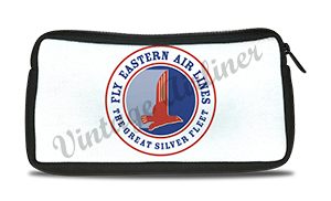 Eastern Air Lines 1940's Great Silver Fleet Vintage Bag Sticker Travel Pouch