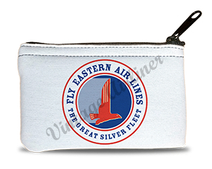 Eastern Air Lines Great Silver Fleet 1940's Bag Sticker Rectangular Coin Purse