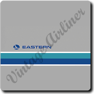 Eastern Air Lines 1980's Ticket Jacket Square Sandstone Coaster