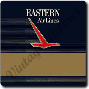 Eastern Air Lines Vintage Image Square Sandstone Coaster