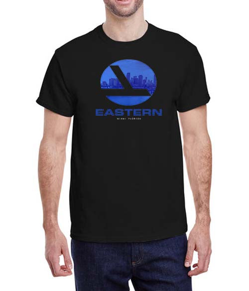 Eastern Air Lines Logo Orgin City View T-Shirt