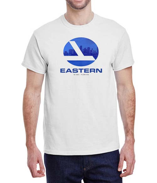 Eastern Air Lines Logo Orgin City View T-Shirt
