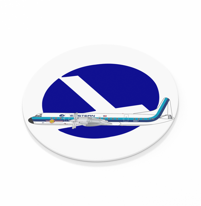 Eastern Air Lines Logo w/ Livery  -  Round Sandstone Coaster