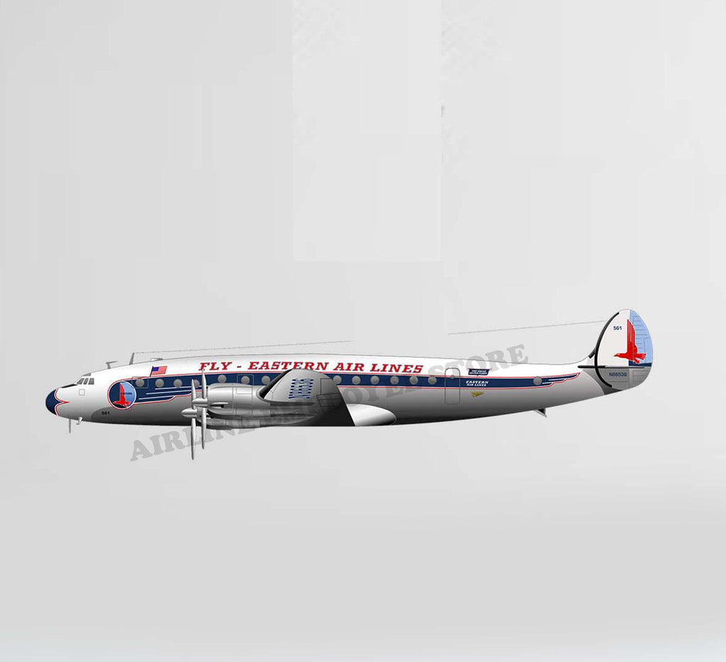 Eastern Air Lines Silver Falcon Decal Stickers