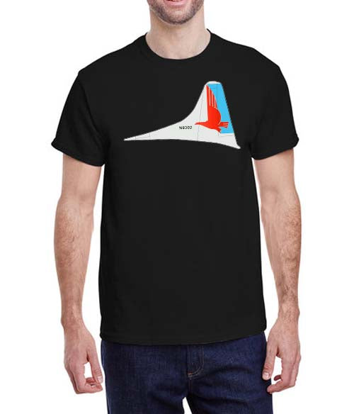 Eastern Golden Falcon DC-7B 1955 Livery Tail T-Shirt