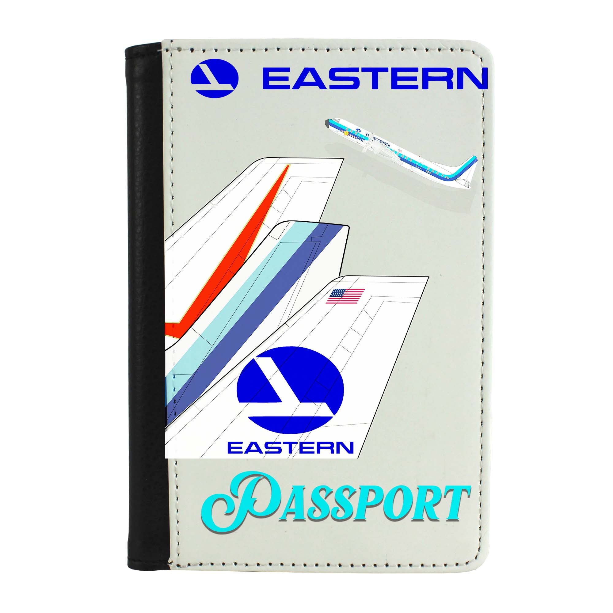 Eastern Air Lines Tail Collage Passport Case