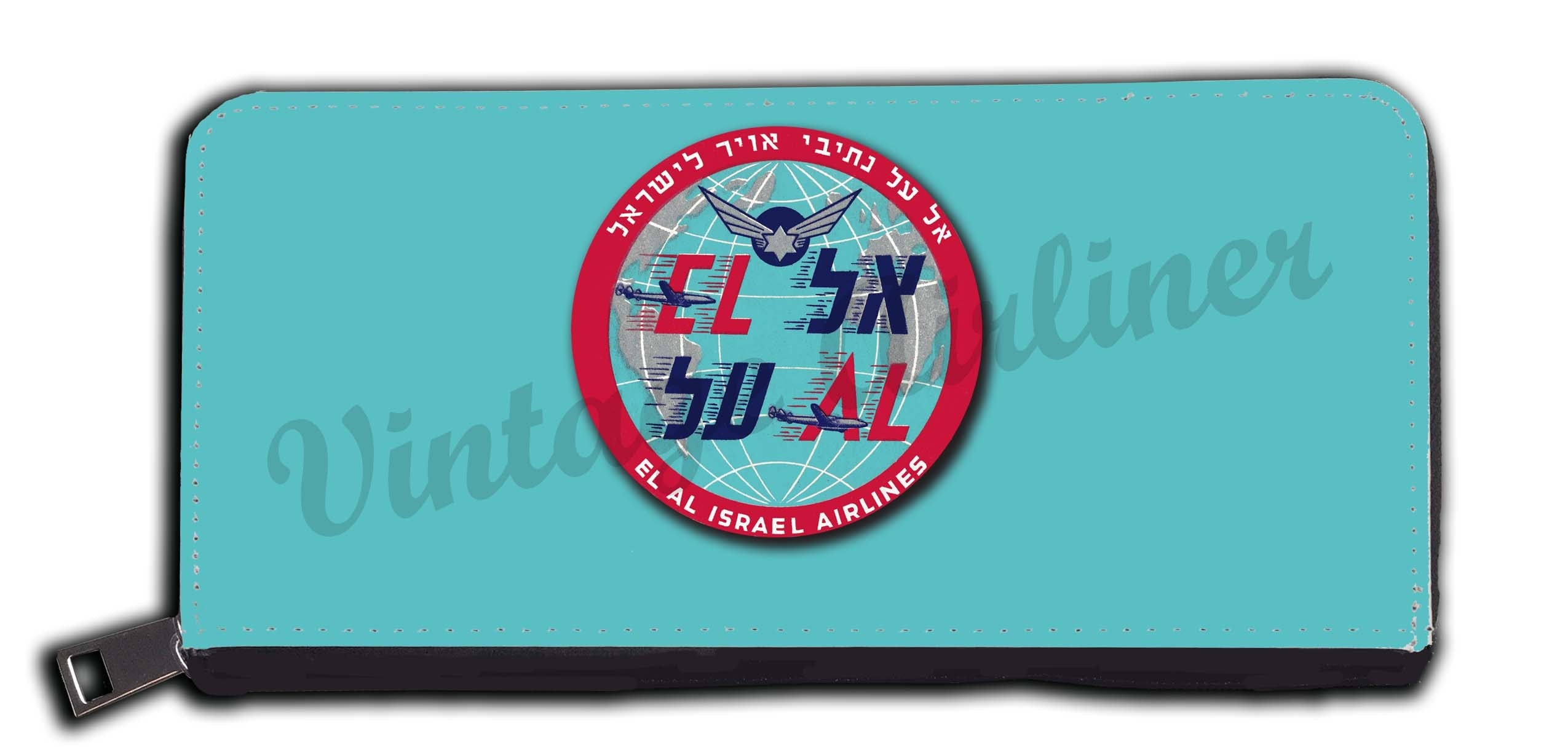 El Al Vintage Bag Sticker Wallet