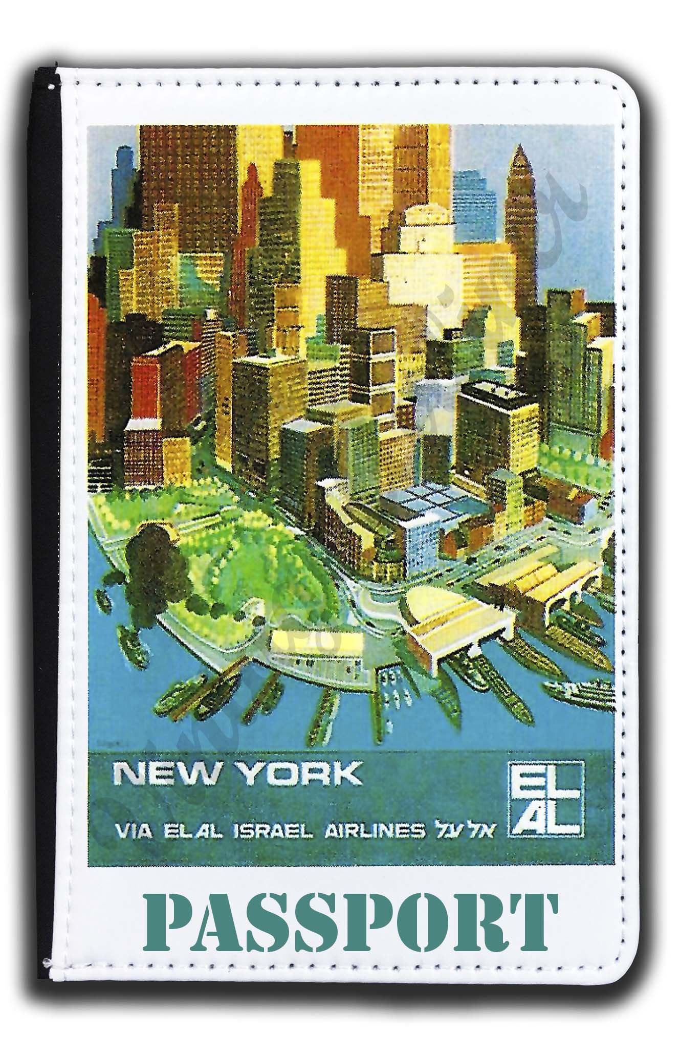 Elal Israel Airlines - New York - Passport Case