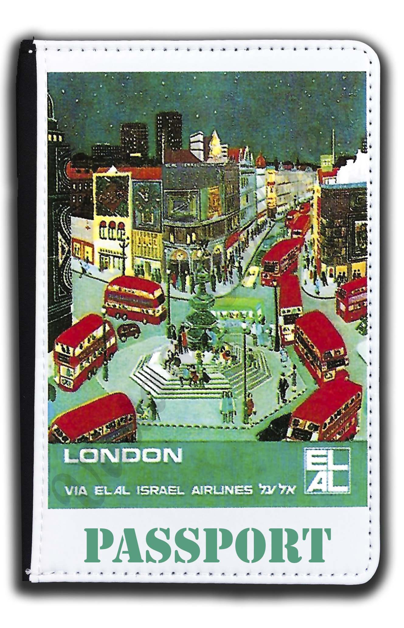Elal Israel Airlines - London - Passport Case