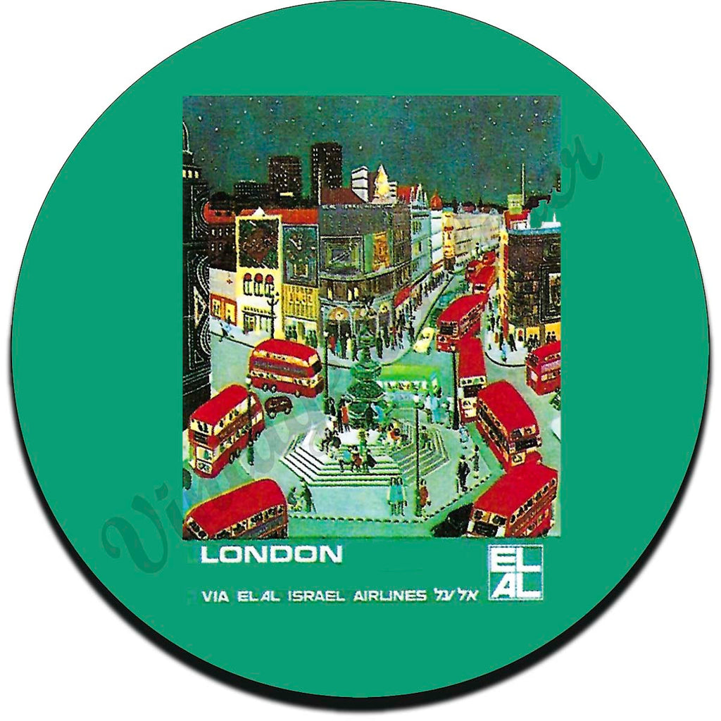 Elal Israel Airlines - London - Sandstone Coaster