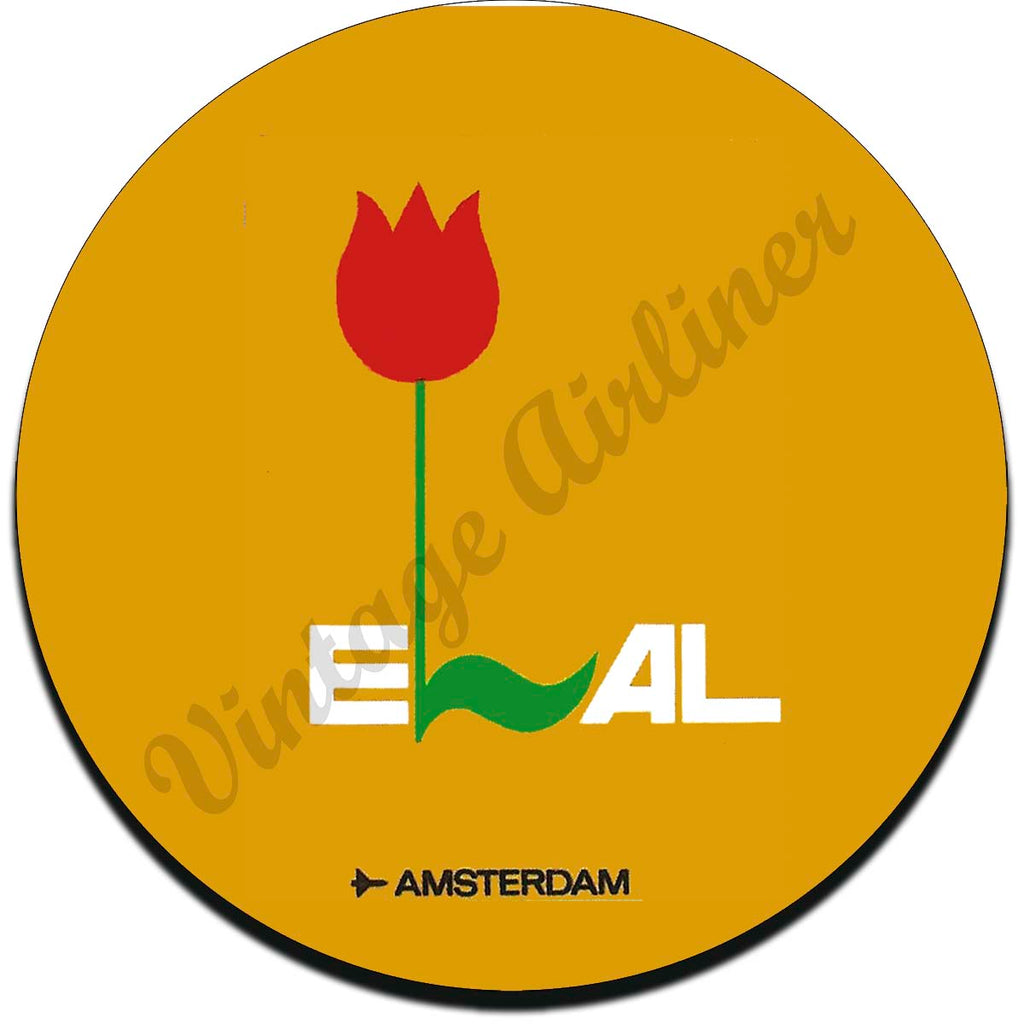 Elal Israel Airlines - Amsterdam - Sandstone Coaster
