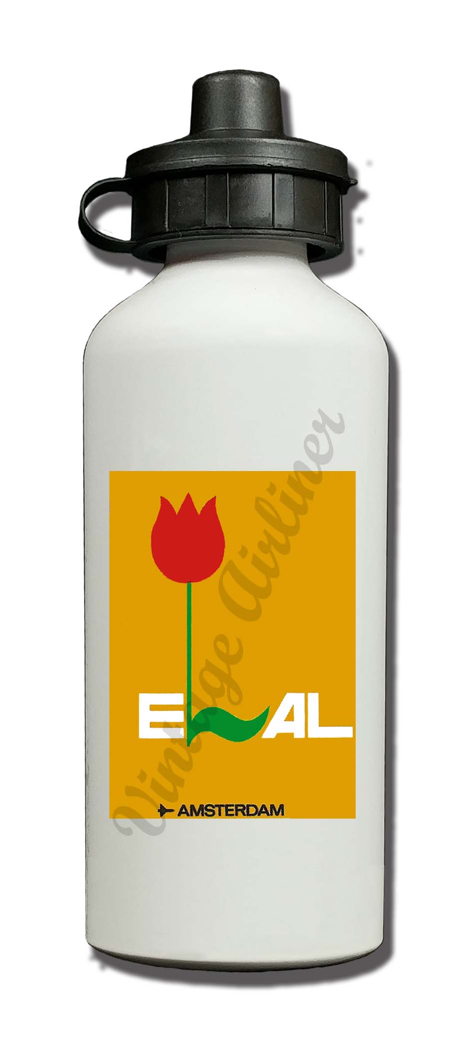 Elal Israel Airlines - Amsterdam - Aluminum Water Bottle