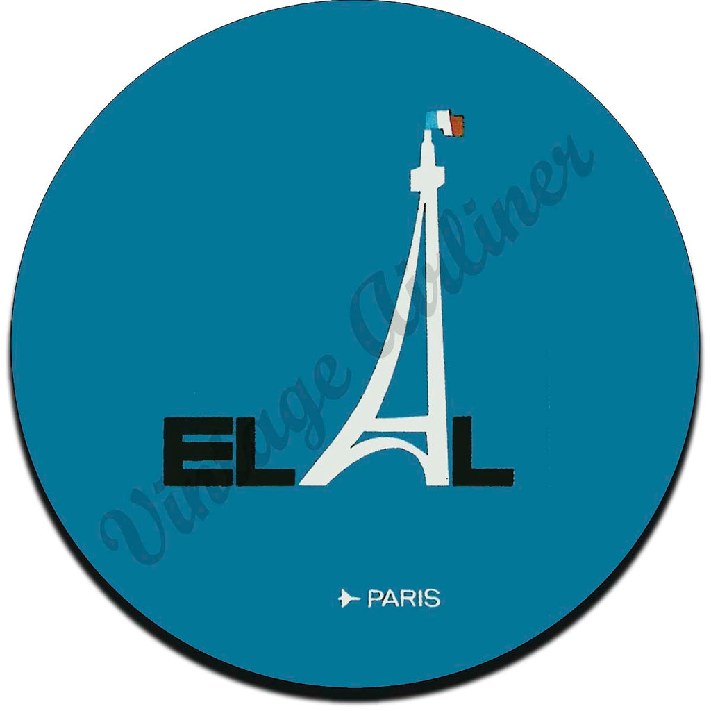 Elal Israel Airlines - Paris - Sandstone Coaster