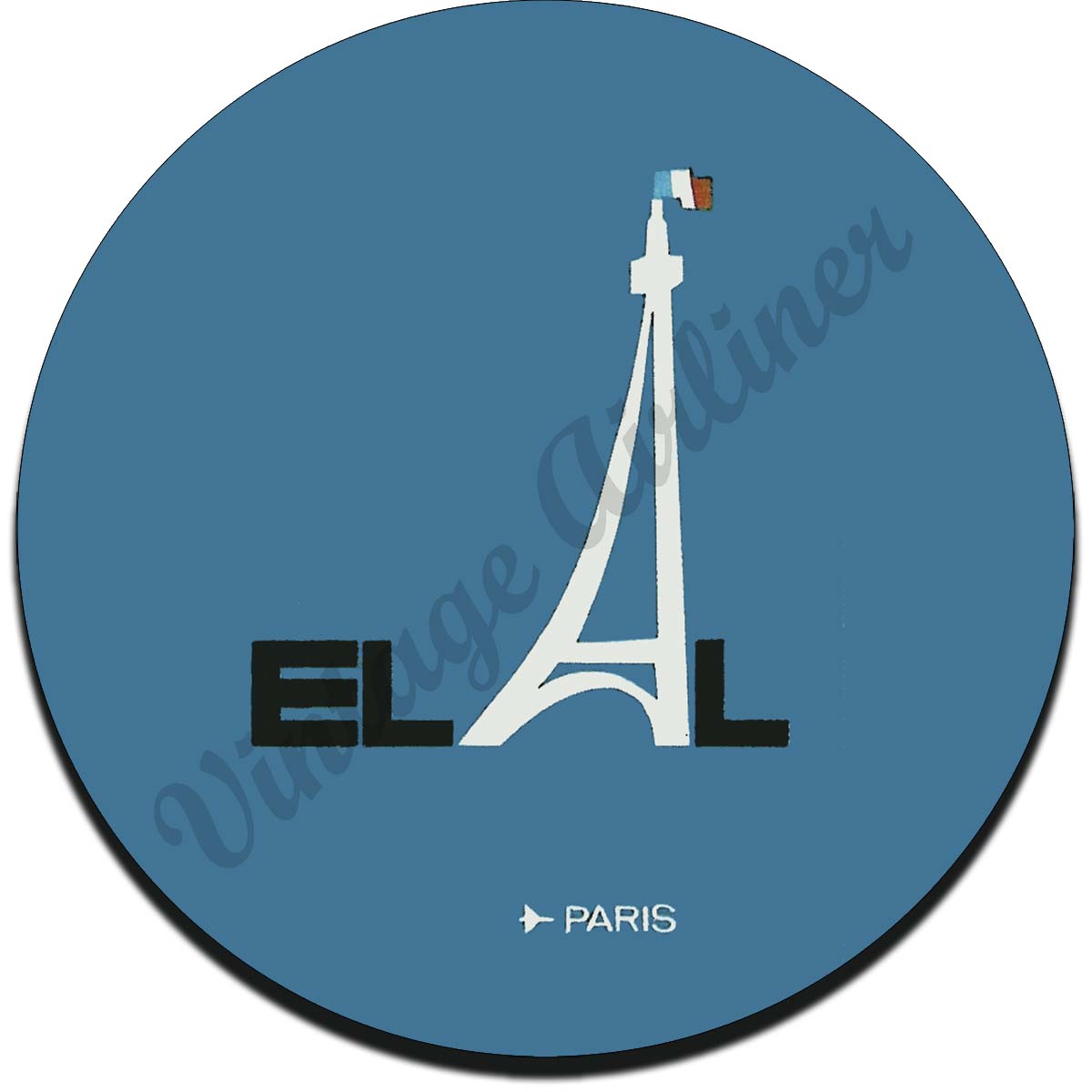 Elal Israel Airlines - Paris - Sandstone Coaster