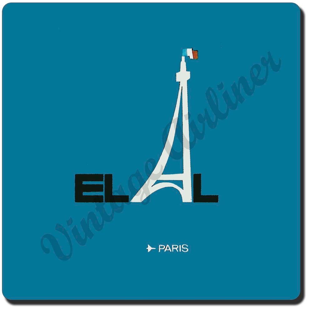 Elal Israel Airlines - Paris - Sandstone Coaster