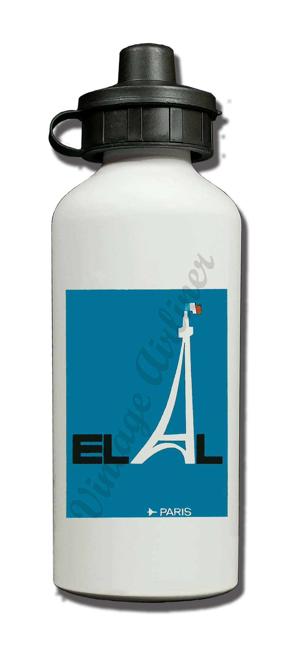 Elal Israel Airlines - Paris - Aluminum Water Bottle