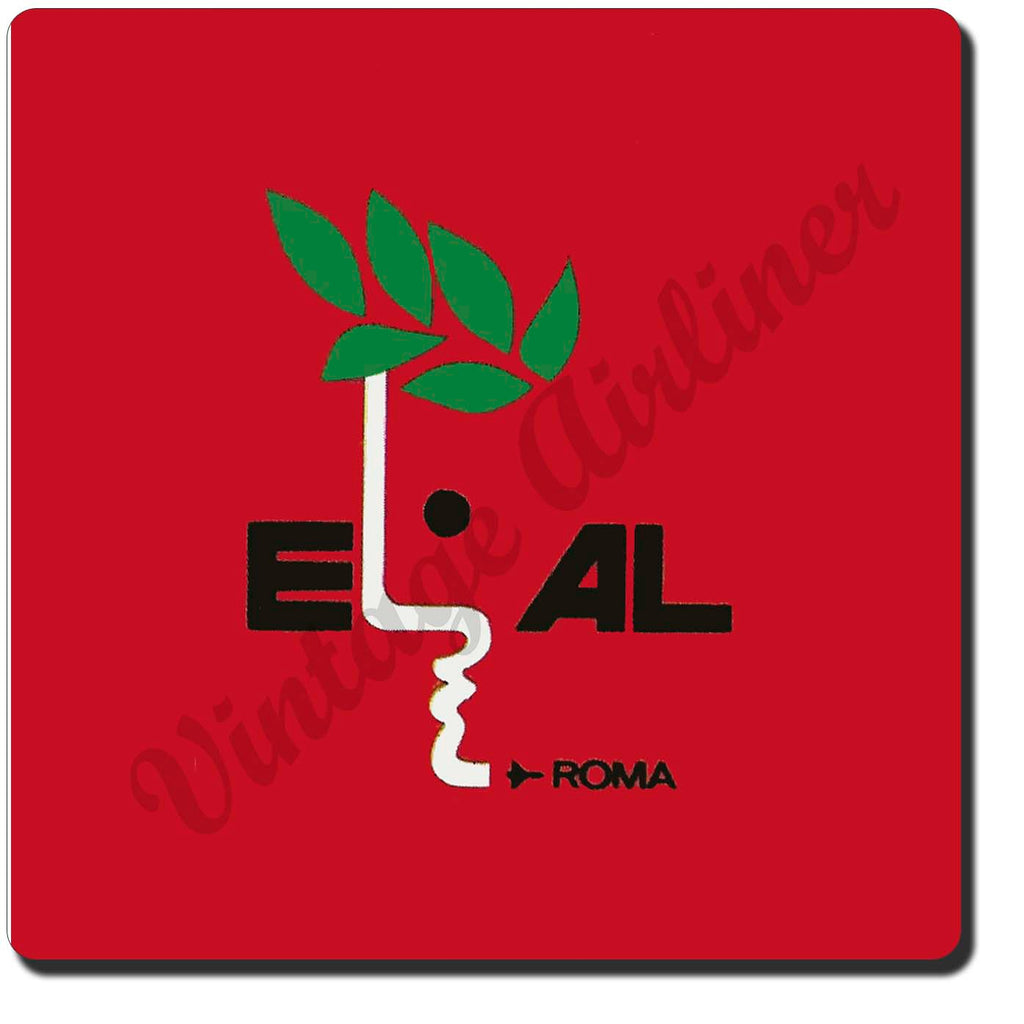 Elal Israel Airlines - Roma - Sandstone Coaster