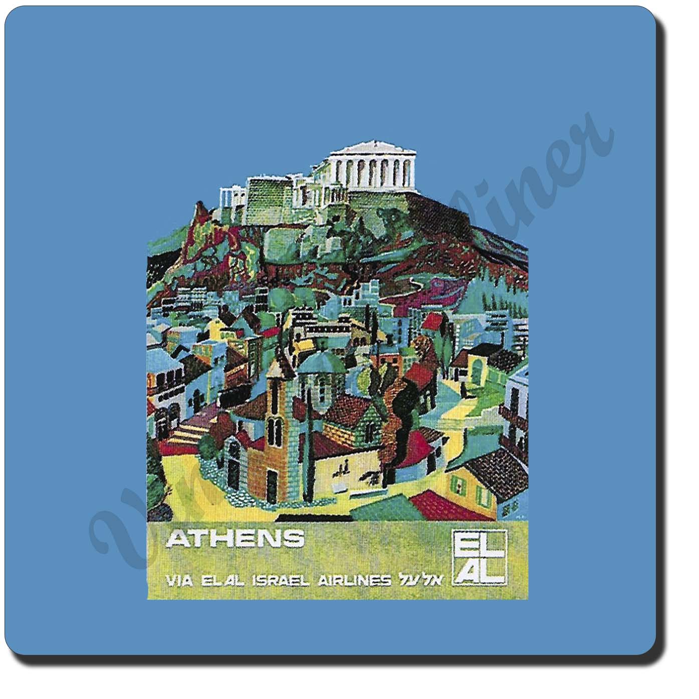Elal Israel Airlines - Athens - Sandstone Coaster