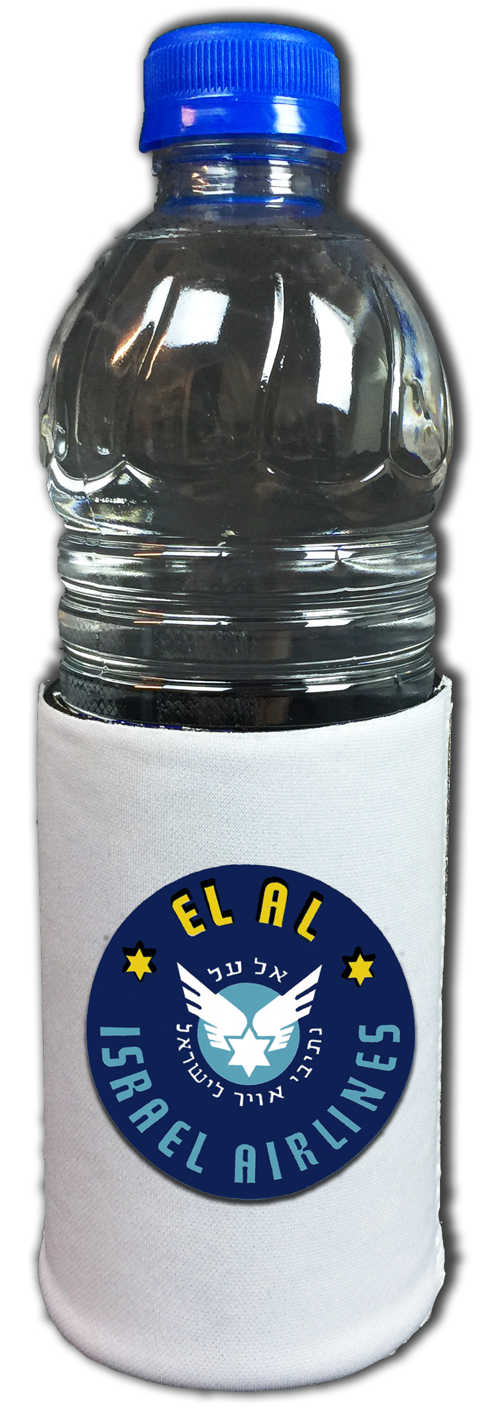 El Al 1950's Vintage Bag Sticker Beverage Wrap