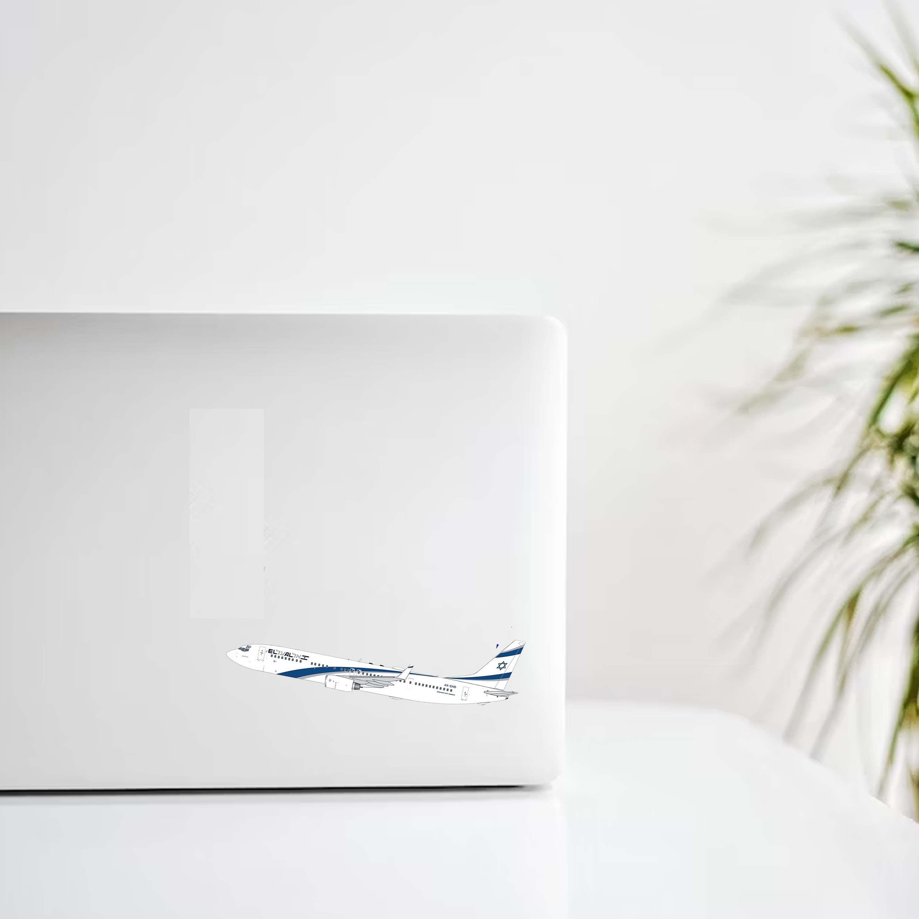El Al Isreal 737 Peace Decal Stickers