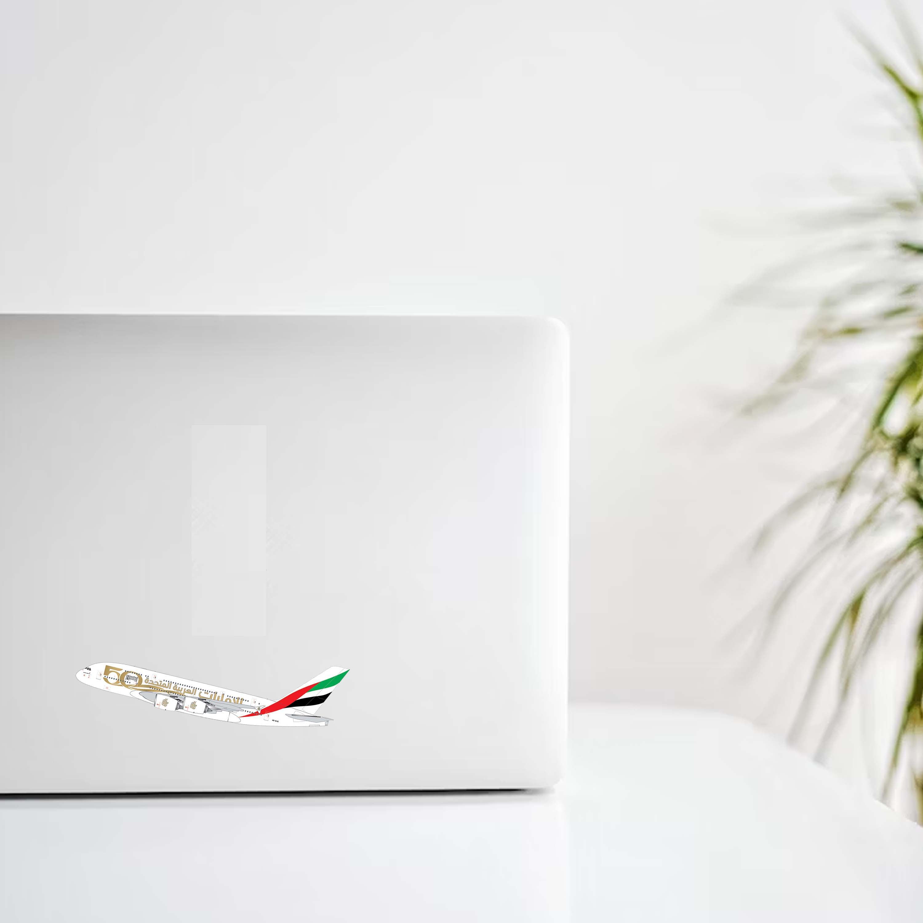 Emirates 50th Anniversary Decal Stickers