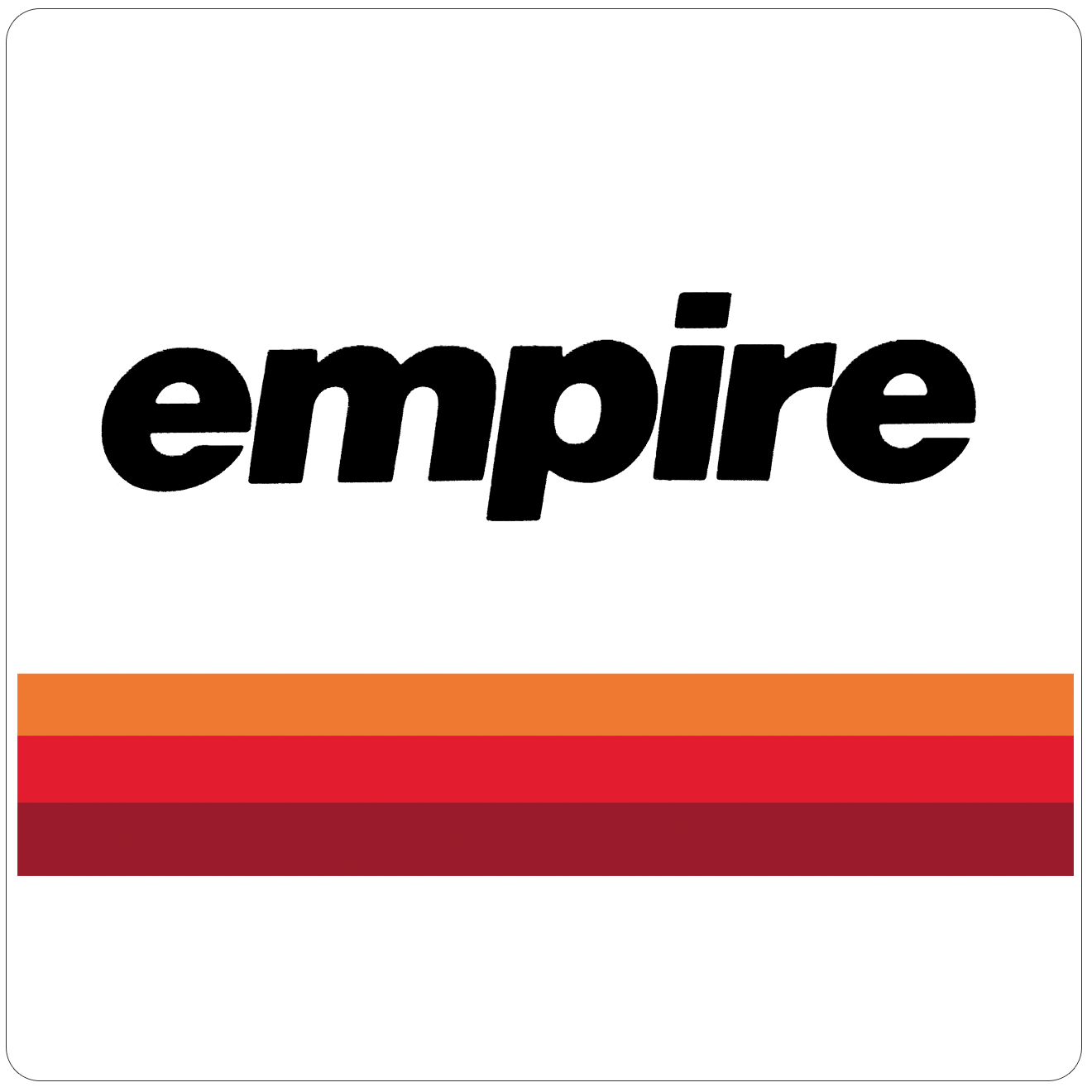 Empire Airlines Logo Square Sandstone Coaster