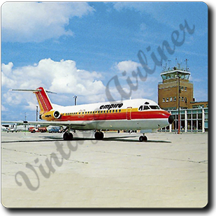 Empire 1985 Airplane Square Sandstone Coaster