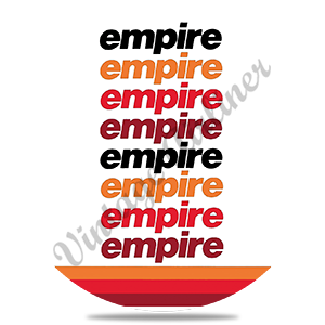 Empire Airlines Logo Round Sandstone Coaster