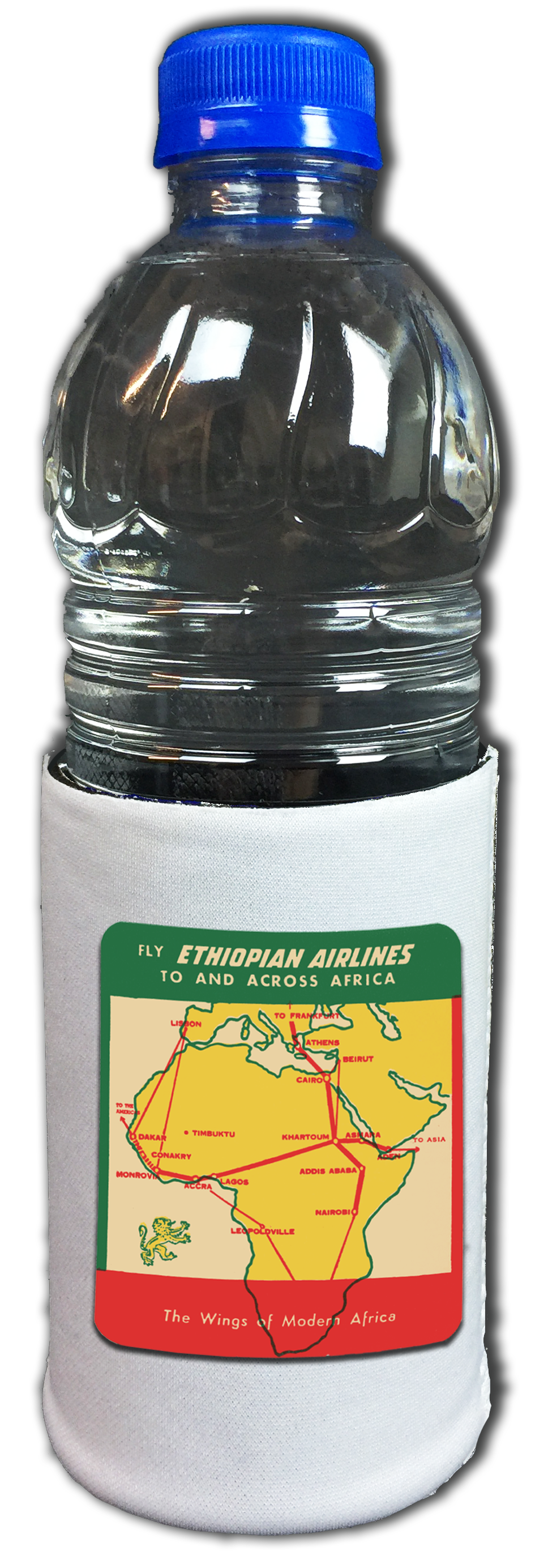 Ethiopian Airlines 1960's Vintage Beverage Wrap