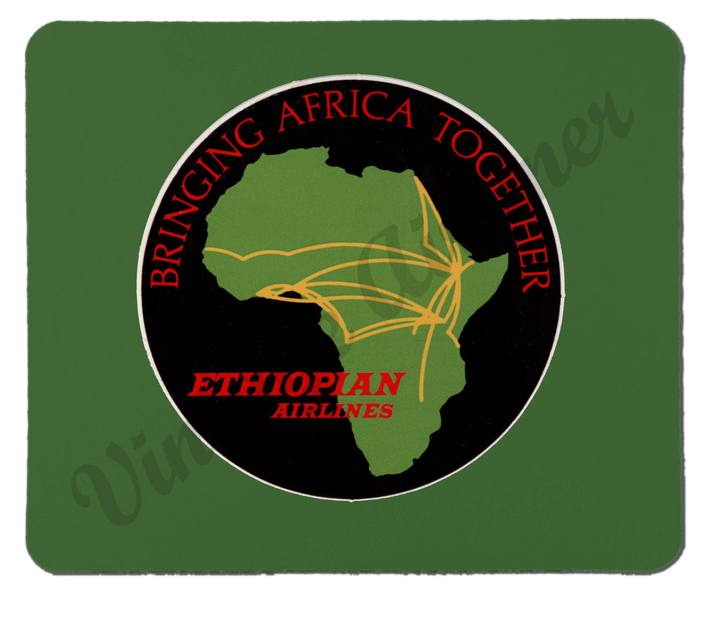 Ethiopian Airlines Vintage Mousepad