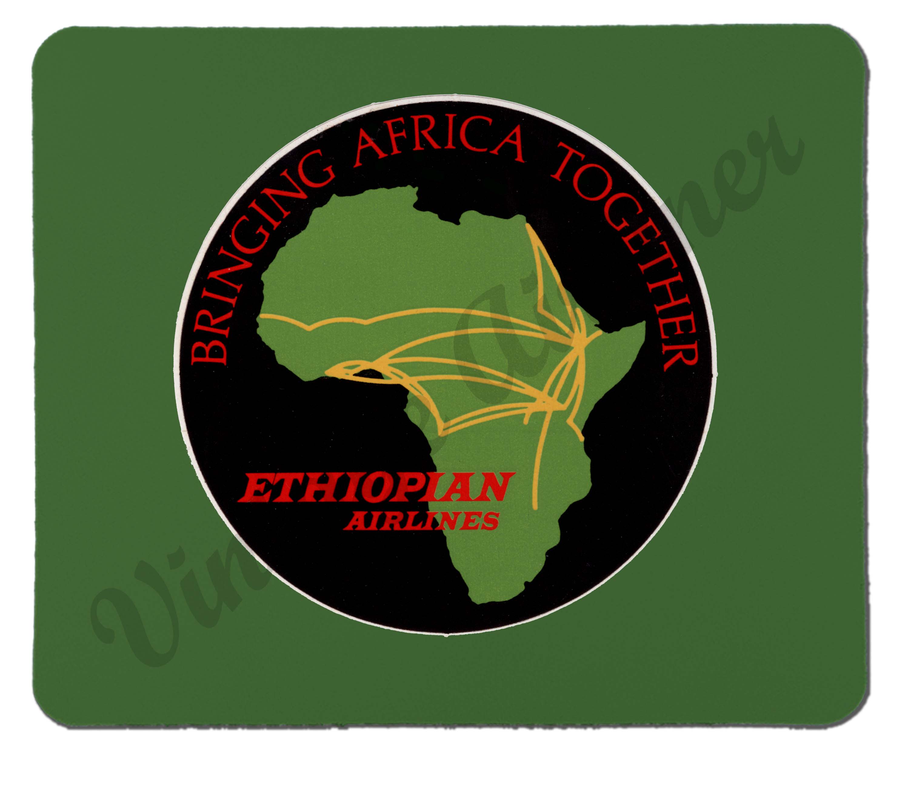 Ethiopian Airlines Vintage Mousepad