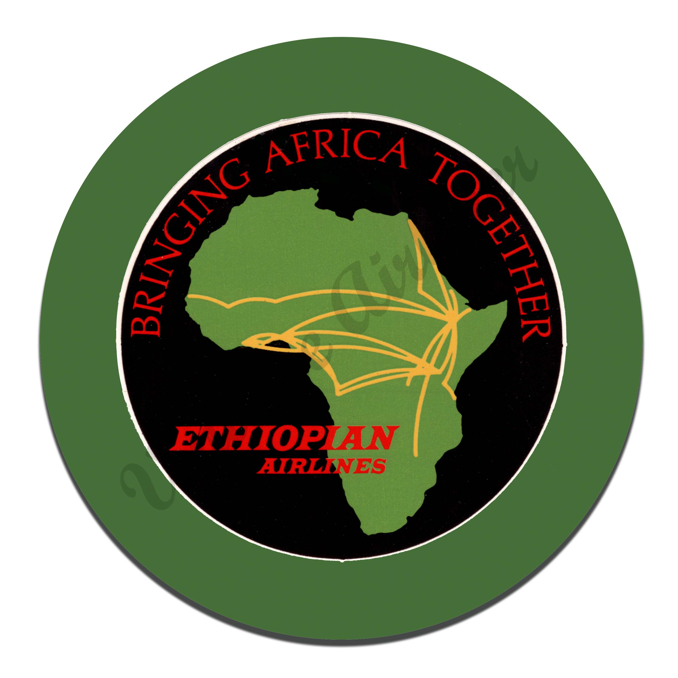 Ethiopian Airlines Vintage Mousepad