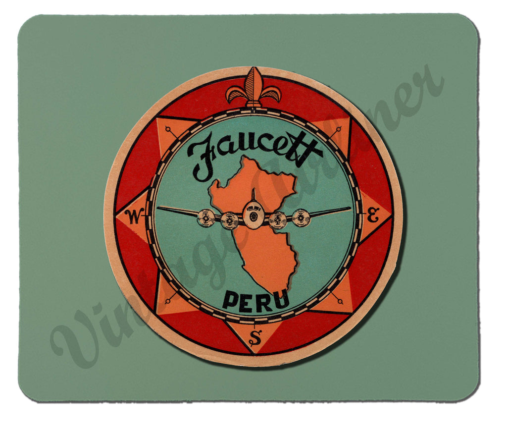 Faucett Peru Vintage Mousepad