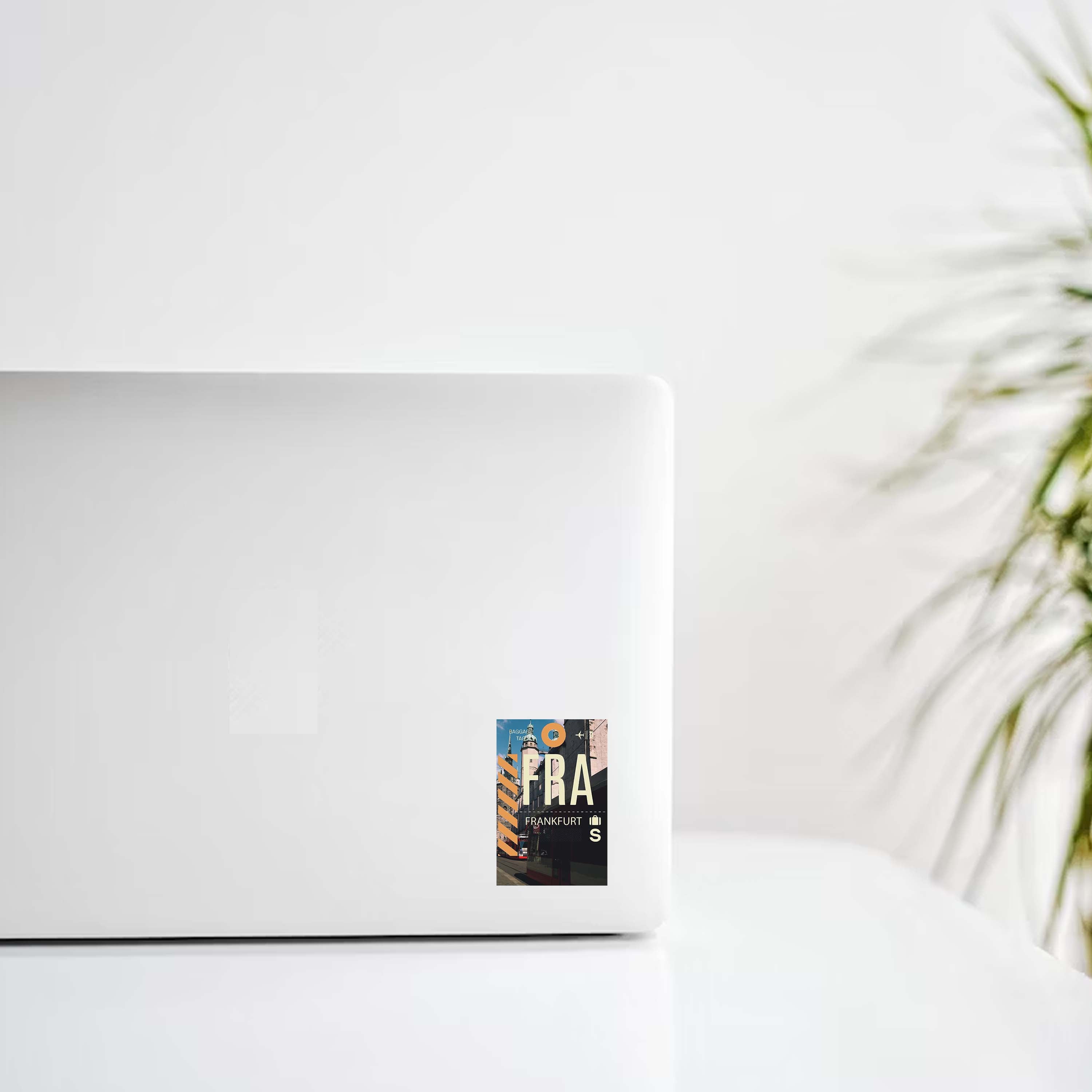 Frankfurt Baggage Tag Design Decal Stickers