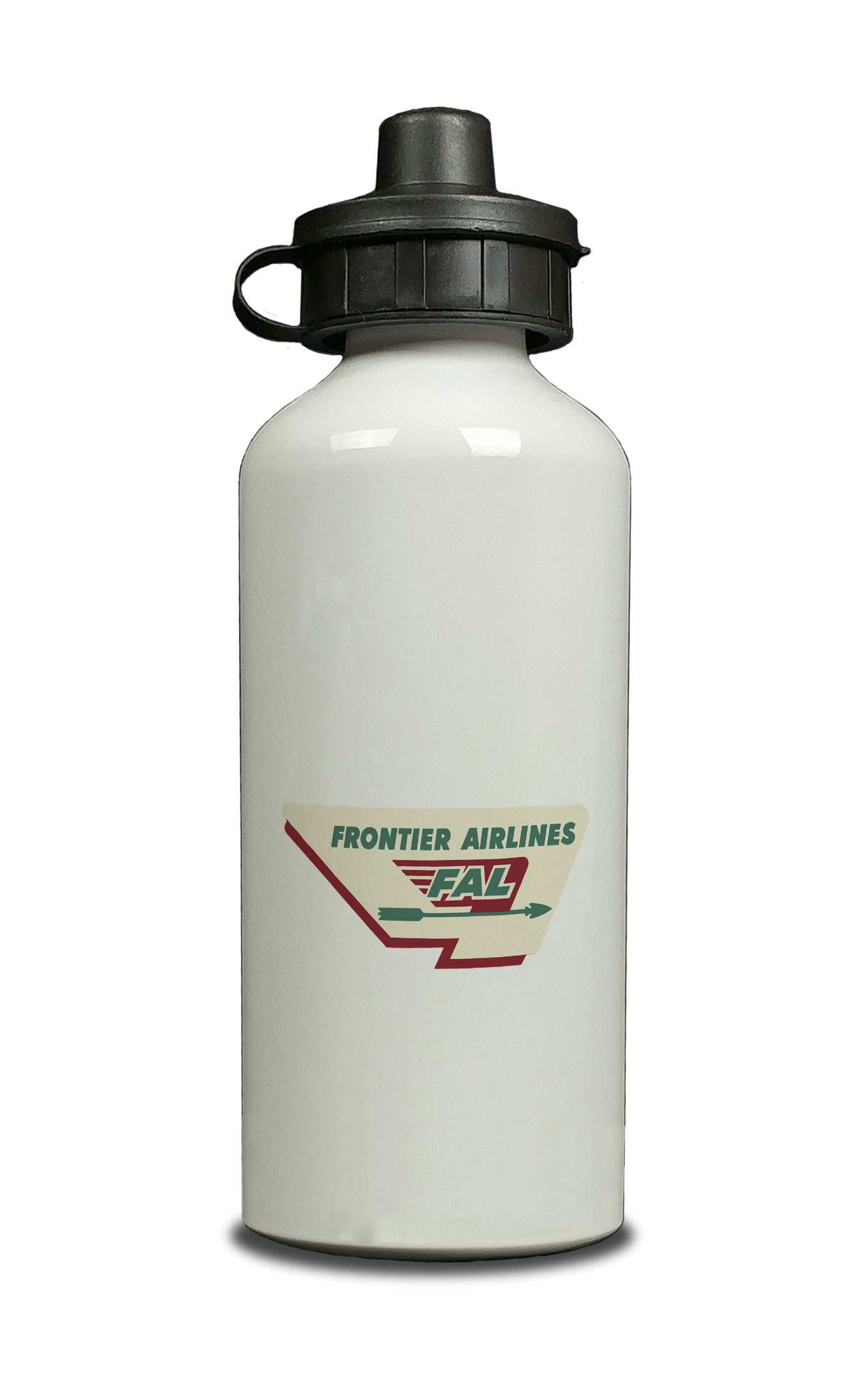 Frontier Airlines 1950's Aluminum Water Bottle
