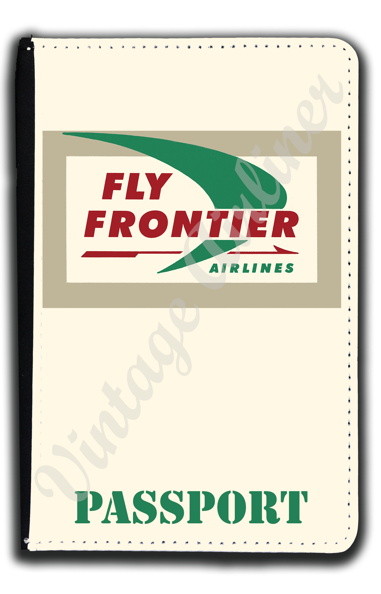 Frontier Airlines 1960's Logo Passport Case