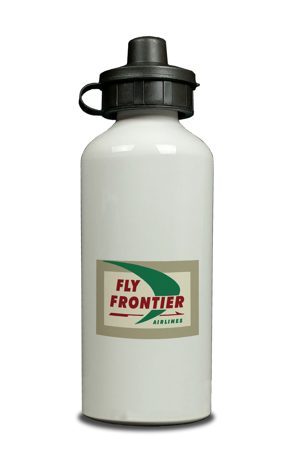 Frontier Airlines 1960's Logo Aluminum Water Bottle