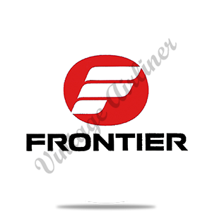 Frontier Airlines Logo 1977-1986 Round Sandstone Coaster