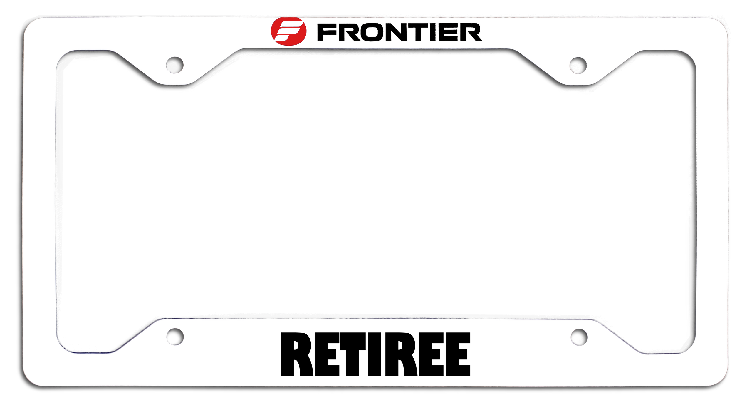 Frontier Airlines Retiree - License Plate Frame