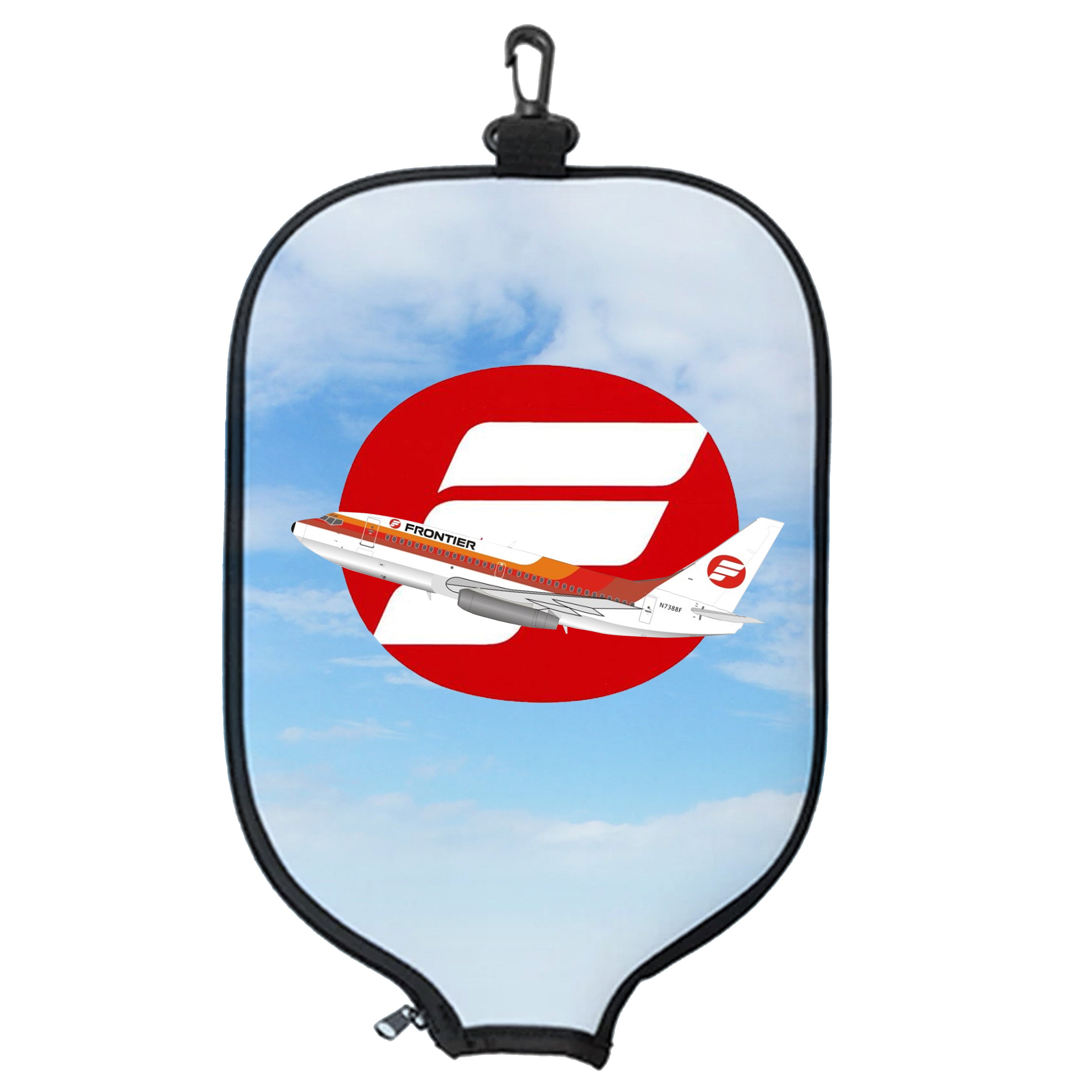 Frontier Airlines 80's Logo - Pickleball Paddle Cover